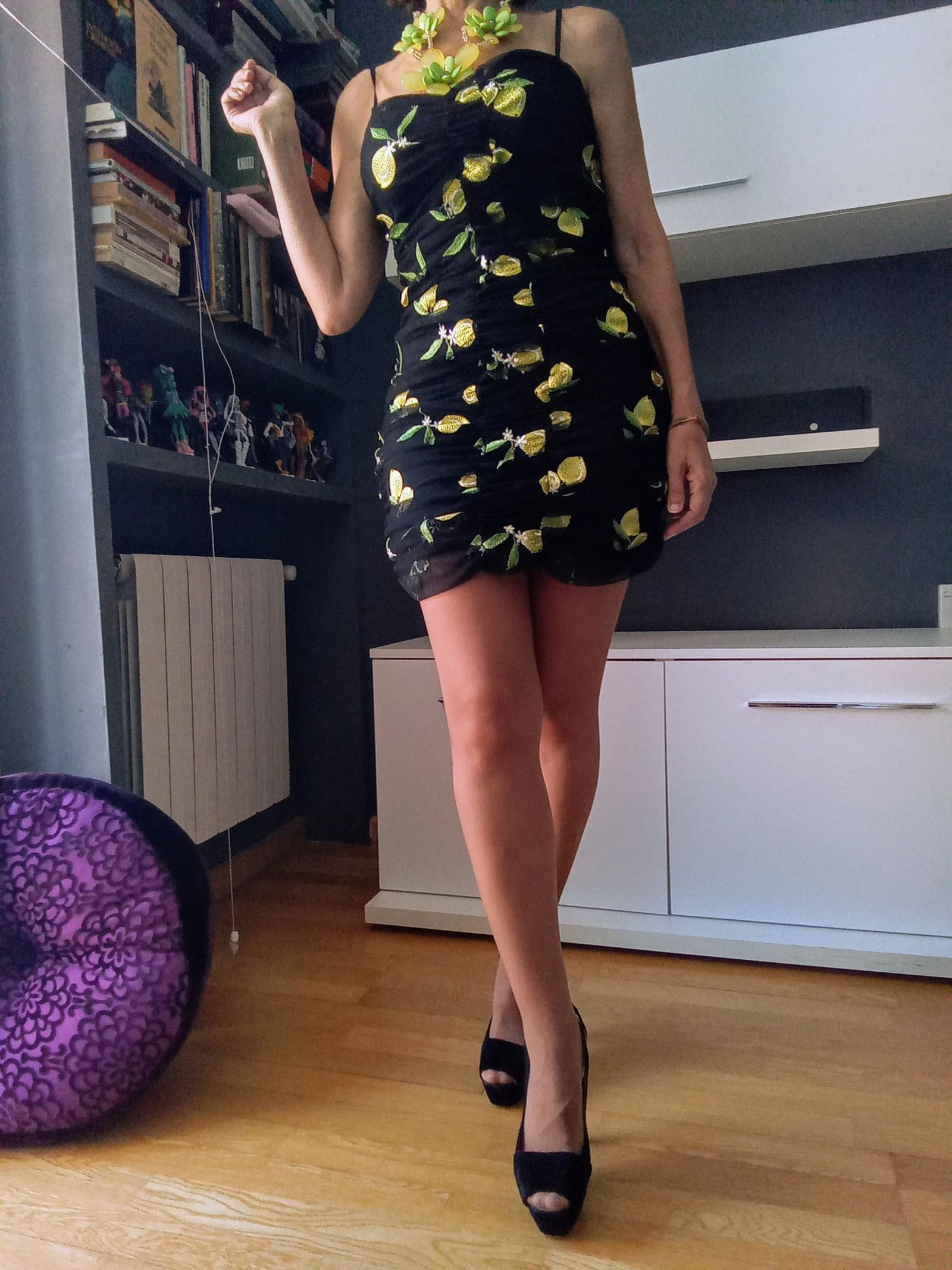 Zara summer dress embroidered with lemons – photo 19